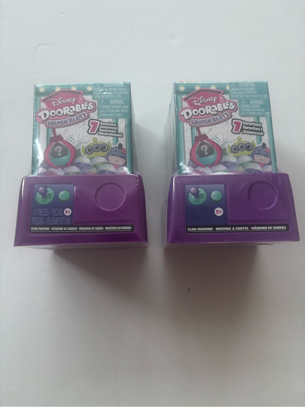 Disney Doorables Squish'Alots Whatcha Gotcha Mini Claw Machine blind box lot 2pk